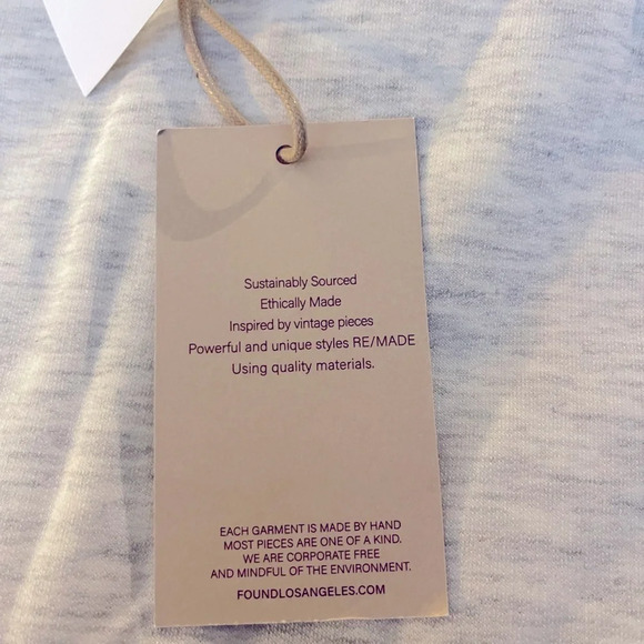 FOUND L.A. Dreamer High/Low Hoodie
ASH GREY / LARGE / NWT​ - Picture 8 of 9